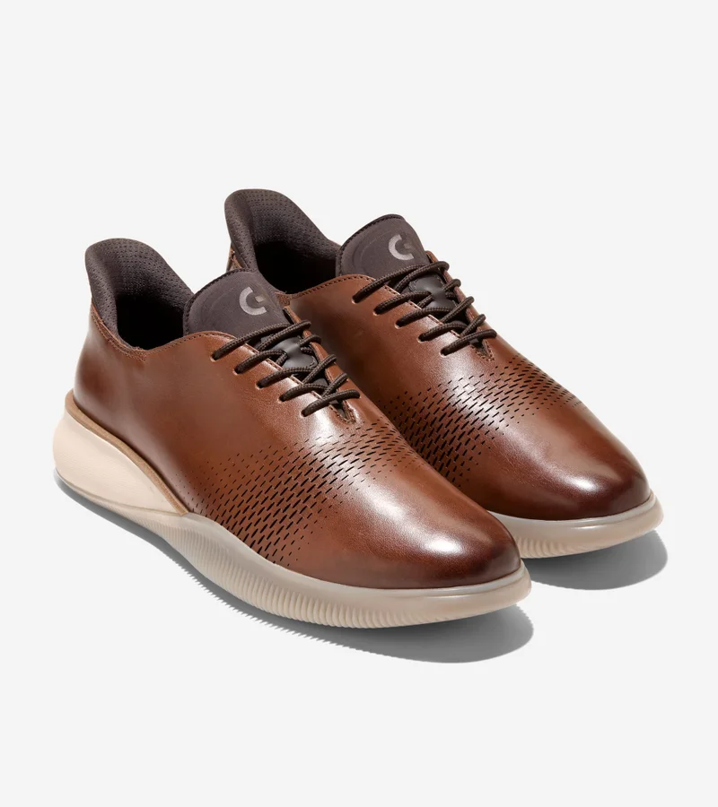 Cole Haan BROWN 6.Zerogrand Laser Quick-On Oxfords for Men | Best Price UAE